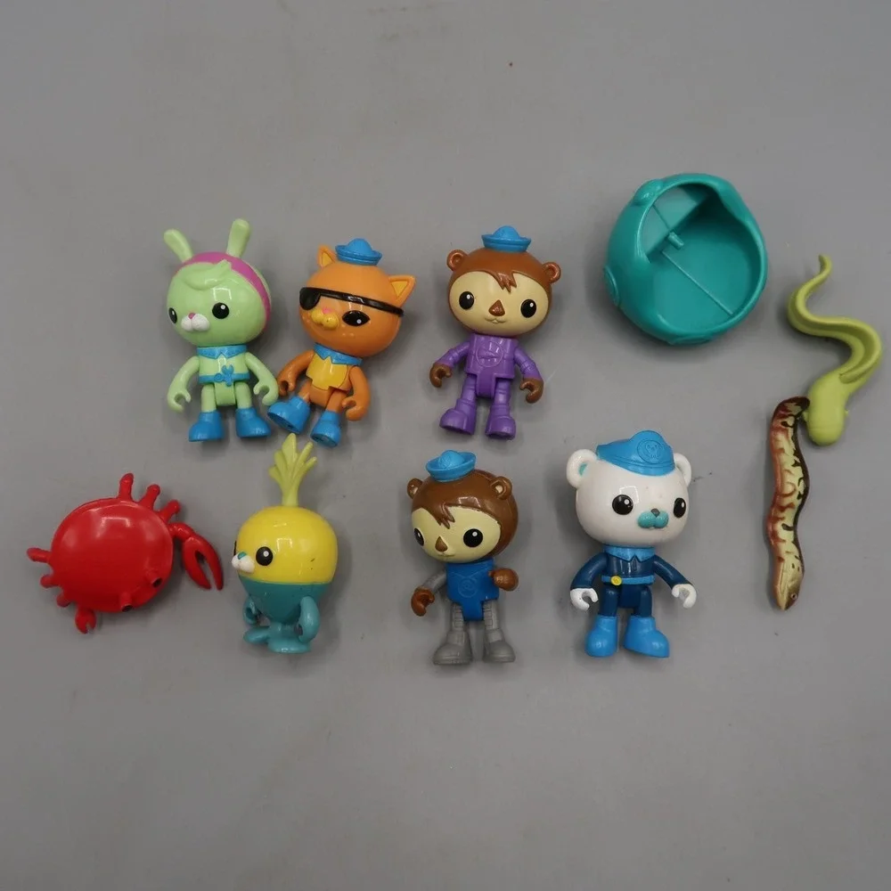 Octonauts Underwater Sea Animals Toy Lot of 10 Figures 2010 Mattel